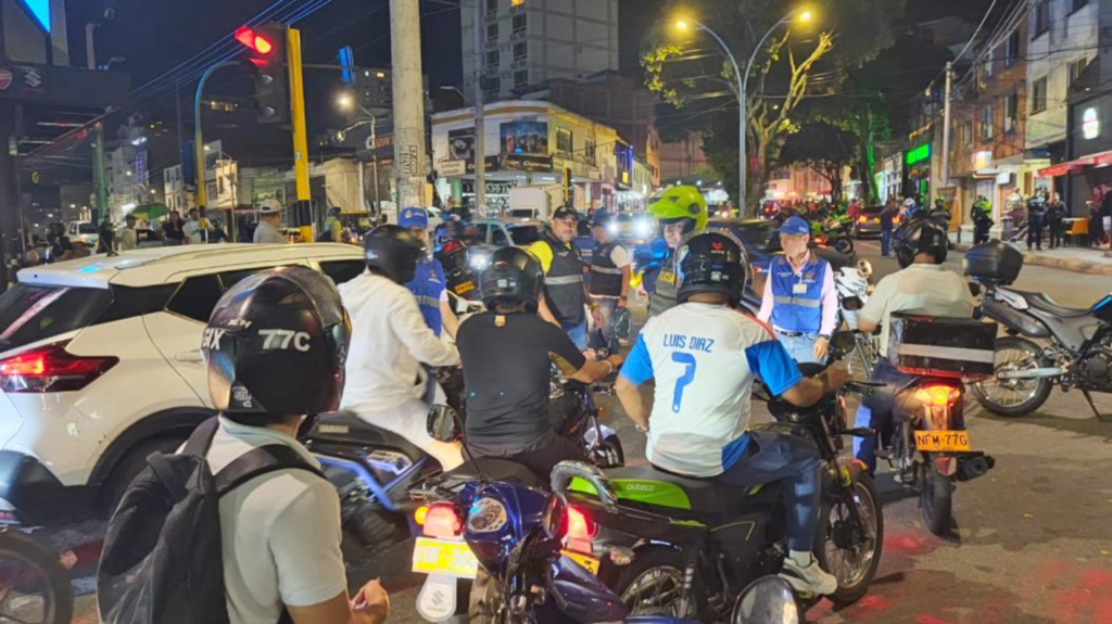 Dirección de Tránsito de Bucaramanga fortalece los operativos de control vial en diferentes sectores de la ciudad
